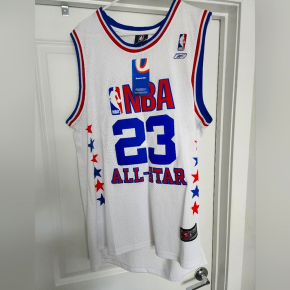 NEW Atlanta 2003 MICHAEL JORDAN NBA ALL STAR GAME JERSEY REEBOK WIZARDS - Picture 1 of 4